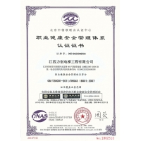 职业治理系统认证证书